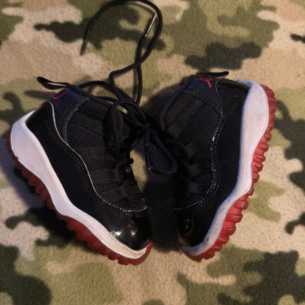 Jordan 11 Bred toddler shoes 4c